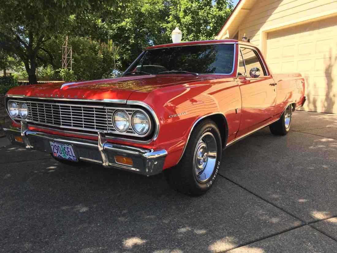 1964 Chevrolet El Camino Pickup Red RWD Manual standard 1964 Chevrolet El Camino standard