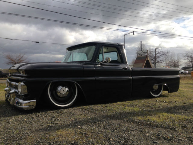 1964 chevrolet fleetside, custom, modifeid, air ride, bog block pickup 1964 Chevrolet C-10 c-10 fleetside