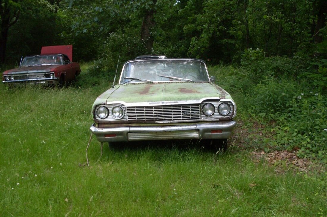 1964 Chevrolet Impala Convertible Red RWD Automatic Convertible 1964 Chevrolet Impala base