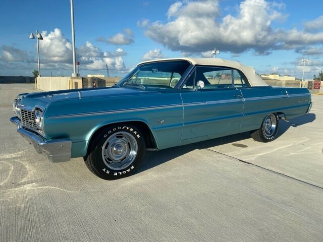 1964 Chevrolet Impala SS 102000 Miles Silver Blue 327ci V8 Automatic 1964 Chevrolet Impala --
