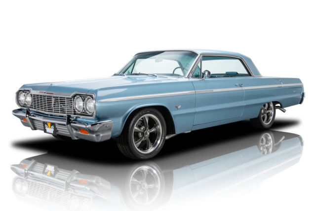 1964 Chevrolet Impala SS 269 Miles Silver Blue Hardtop 327 V8 4 Speed Automatic 1964 Chevrolet Impala SS