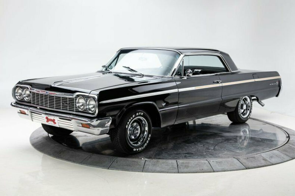 1964 Chevrolet Impala SS 327 V8 2 Speed Automatic Hardtop Onyx Black 1964 Chevrolet Impala SS