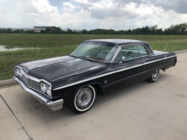 1964 Chevrolet Impala SS 409, Tuxedo Black with 3,782 Miles available now! 1964 Chevrolet Impala --
