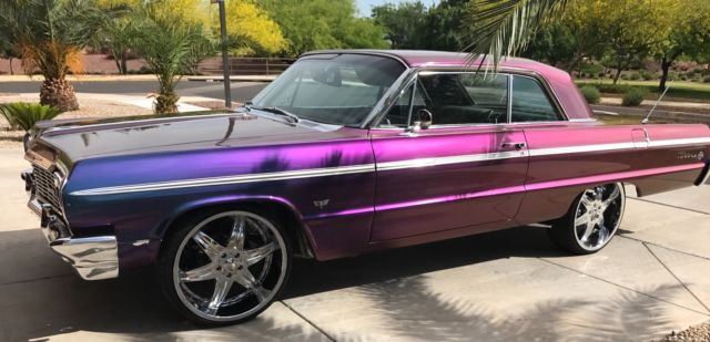 1964 Chevrolet Impala SS custom chameleon paint like new classic 1964 Chevrolet Impala SS coupe