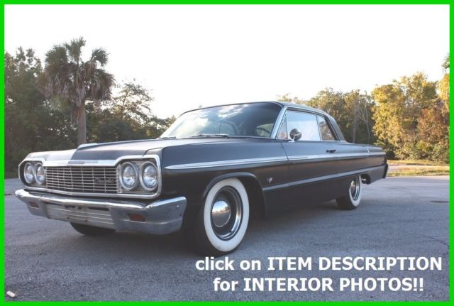 1964 CHEVROLET IMPALA SS MANUAL NUMBERS MATCHING ORIGINAL TEXAS CAR NO RUST!! 1964 Chevrolet Impala SS MANUAL NUMBERS MATCHING TRUE TEXAS CAR NO RUST!