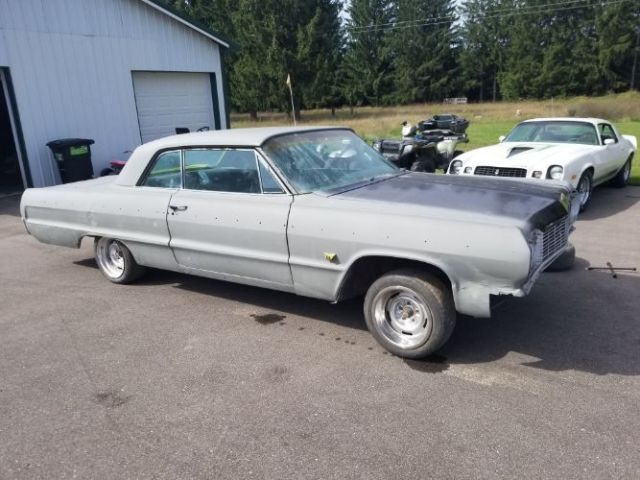 1964 Chevrolet Impala Super Sport Roller Project No Motor No Trans High Bid Wins 1964 Chevrolet Impala