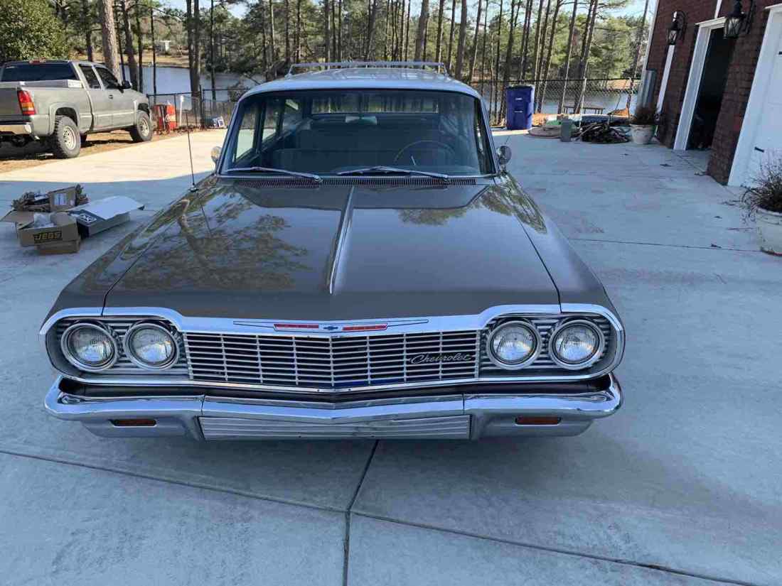 1964 Chevrolet Impala Wagon Brown RWD Automatic Bel Air 1964 Chevrolet impala bel air