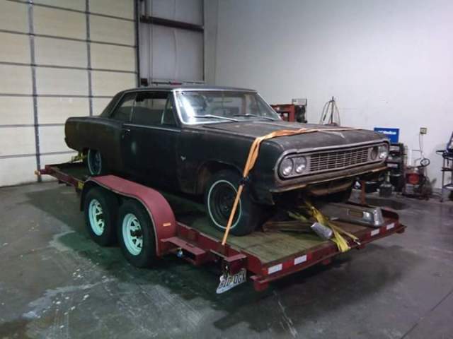 1964 Chevrolet Malibu Base Hardtop 2-Door ROLLING CHASSIS 1964 Chevrolet Malibu SS