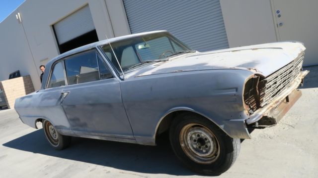 1964 Chevrolet Nova CALIFORNIA PROJECT CAR! BLUE AND YELLOW PLATES! - photo 2