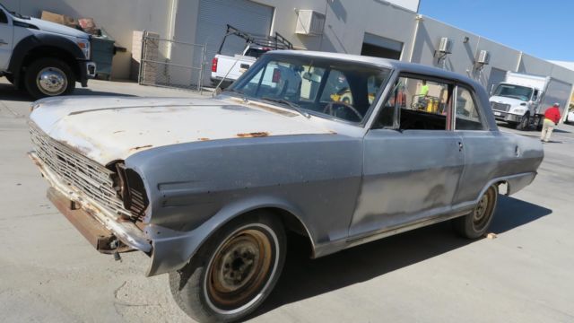 1964 Chevrolet Nova CALIFORNIA PROJECT CAR! BLUE AND YELLOW PLATES! - photo 3