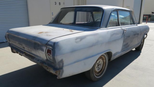 1964 Chevrolet Nova CALIFORNIA PROJECT CAR! BLUE AND YELLOW PLATES! - photo 7