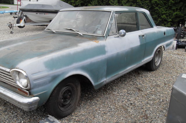 1964 Chevrolet Nova Post-Car 2-door coupe *IT FIRES UP!!* Restoration Dream 1964 Chevrolet Nova 2-door coupe