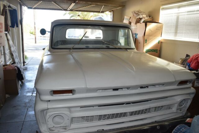 1964 CHEVY C-10 WHITE 8 FT STEP SIDE 1/2 TON Granny Gears-Commercial 1964 Chevrolet C-10