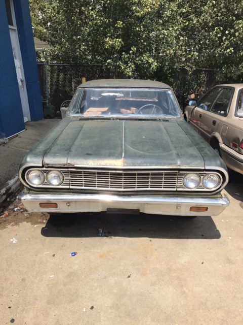 1964 CHEVY CHEVELLE MALIBU 4 DOOR FOR RESTORE RUNS AND DRIVES!!!! ALL GEARS WORK 1964 Chevrolet Chevelle