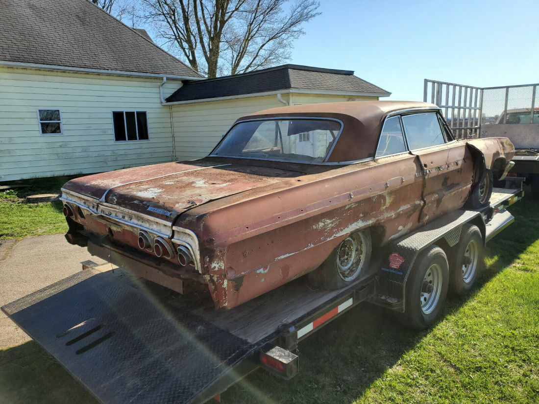 1964 chevy impala ss 2 door hardtop restoration parts car 1964 Chevrolet Impala