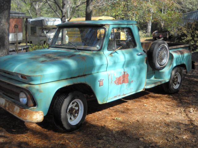 1964 CHEVY LONG WHEEL BASE STEP SIDE 230 STRAIGHT 6 1964 Chevrolet C-10