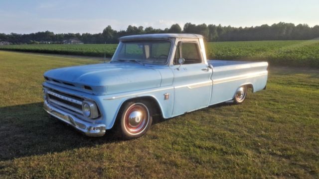 1964 Chevy Longbed Custom Deluxe Big Back Window C10 Rat Rod Patina Dropped C-10 1964 Chevrolet C-10 Custom Fleetside Big Window