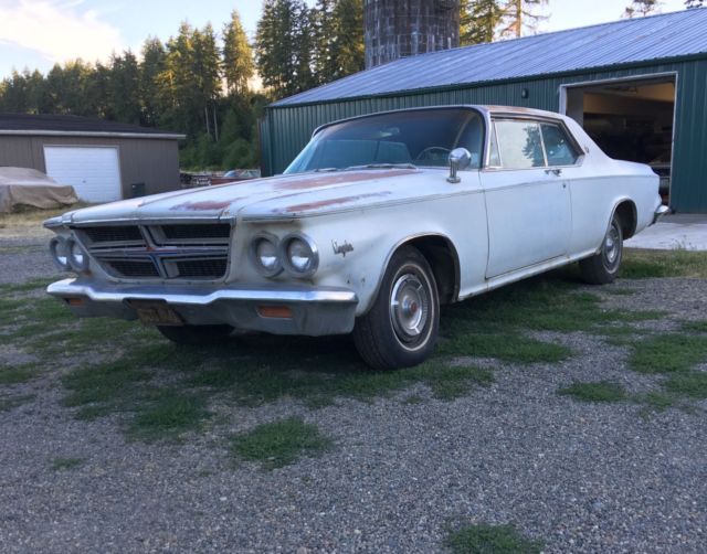 1964 Chrysler 300 K 300K Ram Induction Cross 413 Loaded PW AC Letter Car White 1964 Chrysler 300 Series K