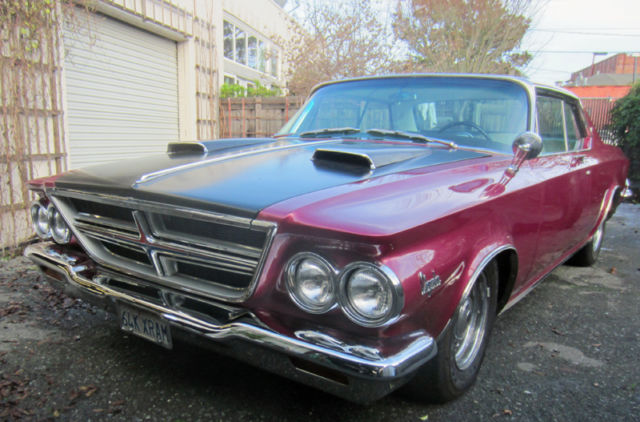 1964 Chrysler 300K Two door Hardtop Modified 1964 Chrysler 300 Series Legendary correct factory white leather and vinyl