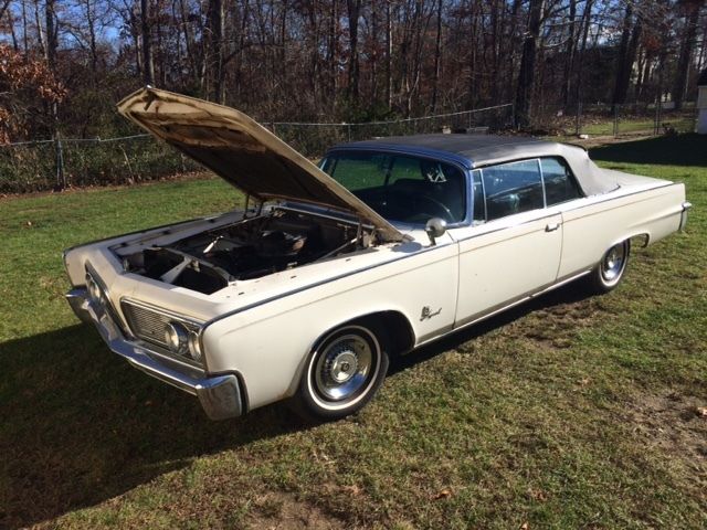 1964 Chrysler Crown Convertible Original condition barn find . 1964 Chrysler Imperial Crown