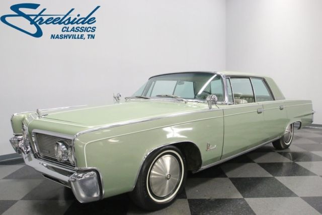 1964 Chrysler Imperial Crown 66566 Miles Pine Mist Metallic Sedan 413 V8 3 Speed 1964 Chrysler Imperial Crown