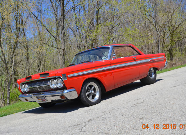 1964 COMET 347 ALUMINUM HEADS 8 STACK INJECTION 5SPD SOLID BEAUTIFUL RED & WHITE 1964 Mercury Comet