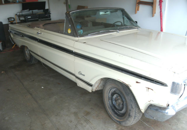 1964 Comet Caliente Convertible 90% Complete Barn Find Ford 289 1964 Mercury Comet Caliente Convertible