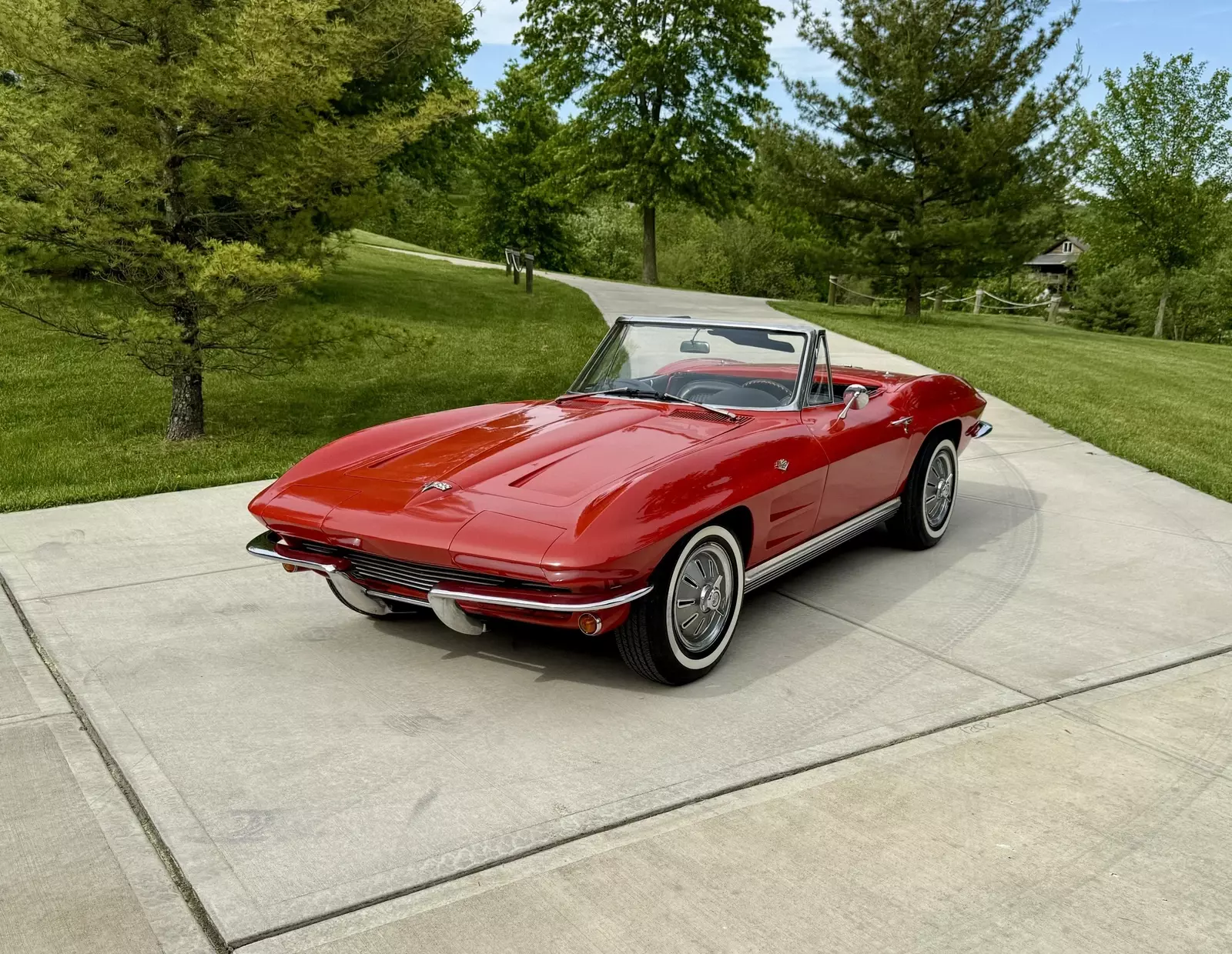 1964 CORVETTE CONVERTIBLE 327 4SPD NICE BODY & FRAME FACTORY RIVERSIDE RED 1964 CHEVROLET CORVETTE CONVERTIBLE CORVETTE CONVERTIBLE 327 4SPD