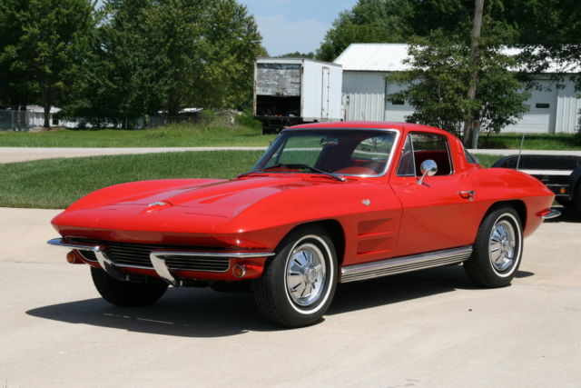 1964 CORVETTE COUPE RIVERSIDE RED ON RED 300HP 4 SPEED VERY ORIGINAL CAR 1964 Chevrolet Corvette STINGRAY