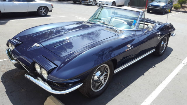 1964 corvette sting ray convertible fuel injection, knock wheels, resto mod, 1964 Chevrolet Corvette