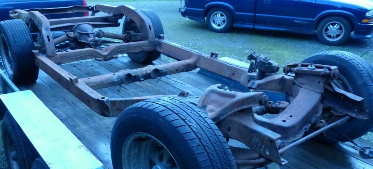 1964 Corvette Very SOLID Used ORIGINAL Rolling FRAME ONLY! w/Surface Rust Only! 1964 Chevrolet Corvette Convertible
