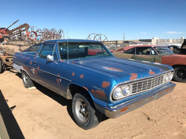 1964 Custom V8 El Camino Project Includes 1966 Boxed Chassis 350 with TH400 1964 Chevrolet El Camino Custom