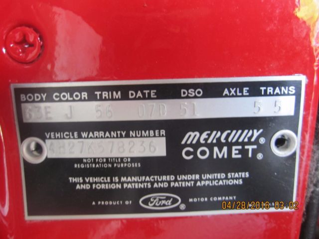 1964 Mercury Comet - photo 9
