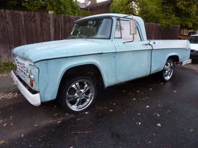 1964 Dodge D100 SHORT BED! PROJECT/SWEPTLINE on 20's !!! CA TRUCK PATINA! 1964 Dodge Other Pickups