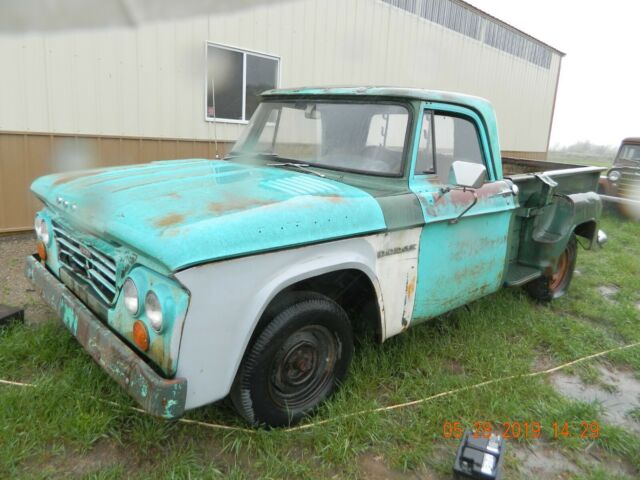 1964 DODGE D100 UTILINE STEP SiDE LONG BED 2WD watch video 1964 Dodge Other Pickups