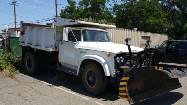 1964 Dodge D700 Power Wagon Dump Truck Snow Plow Rat Ro 1964 Dodge Power Wagon D700