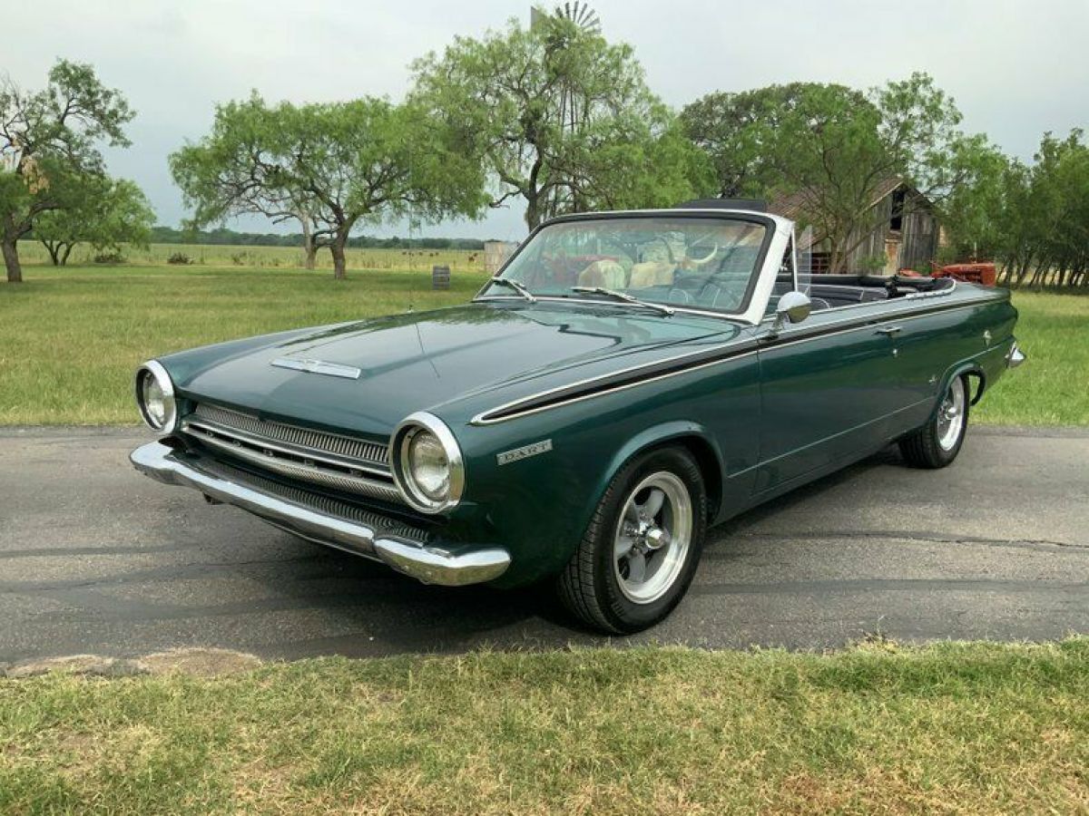1964 Dodge Dart GT CONVERTIBLE 22252 Miles Green Convertible 225 Slant 6 Automat 1964 Dodge Dart GT CONVERTIBLE