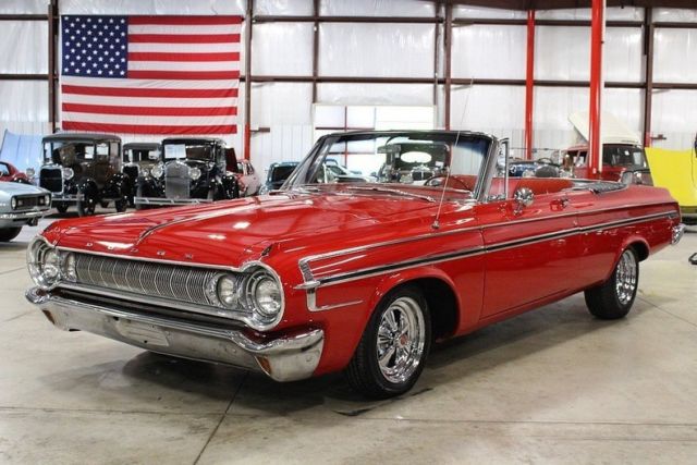 1964 Dodge Polara 4800 Miles Red Convertible 383 Magnum Torqueflite Automatic 1964 Dodge Polara --