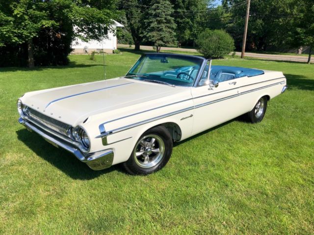 1964 Dodge Polara 500 Convertible - 413 Max Wedge motor -Beautiful paint, chrome 1964 Dodge Polara Power Top