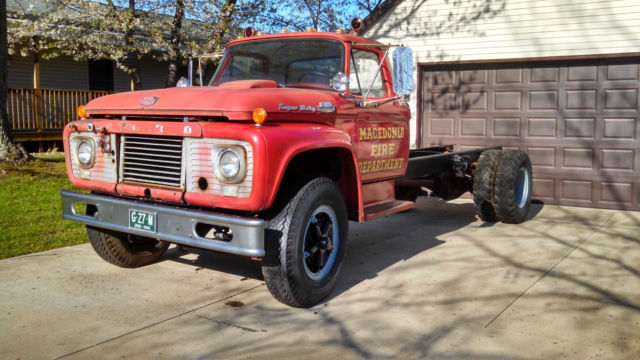 1964 F850 Super Duty Fire Truck 95% Rust Free Car Hauler 1964 Ford Other Super Duty