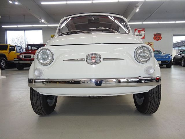 1964 Fiat 500D Fully Restored Folding Roof Runs Great Red & White Vinyl - photo 7