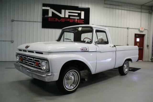 1964 Ford F-100 68522 Miles WHITE Pickup Truck I6 Three on the tree 1964 Ford F-100 --