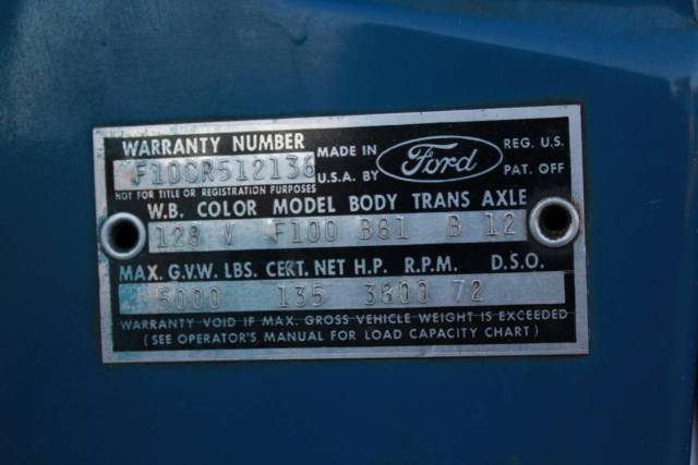 1964 Ford F-100 Custom Cab - photo 9