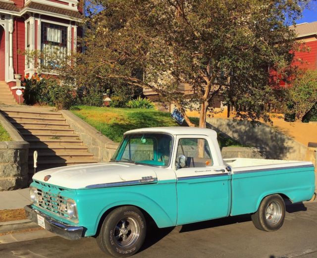 1964 Ford F-100 Custom Cab Short Bed Two-tone Original Survivor No Reserve! 1964 Ford F-100