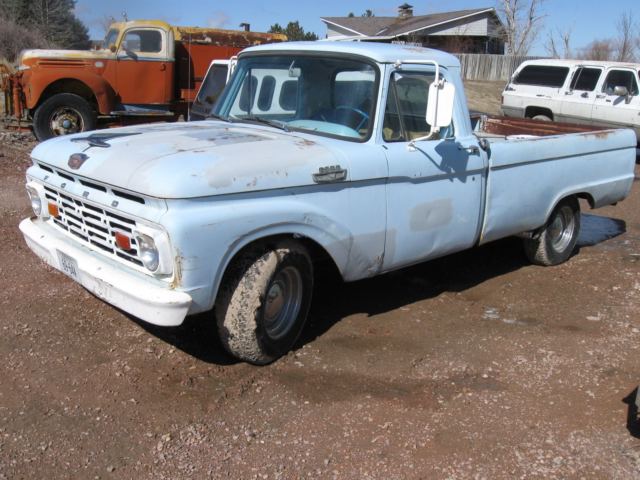 1964 FORD F 100 DAILY DRIVER V8 THREE SPEED ON COLUMN 1964 Ford F-100 --