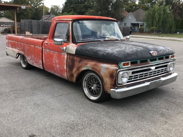 1964 ford f100 500 big block engine burnout machine! Ratrod Hotrod rat rod 1964 Ford F-100