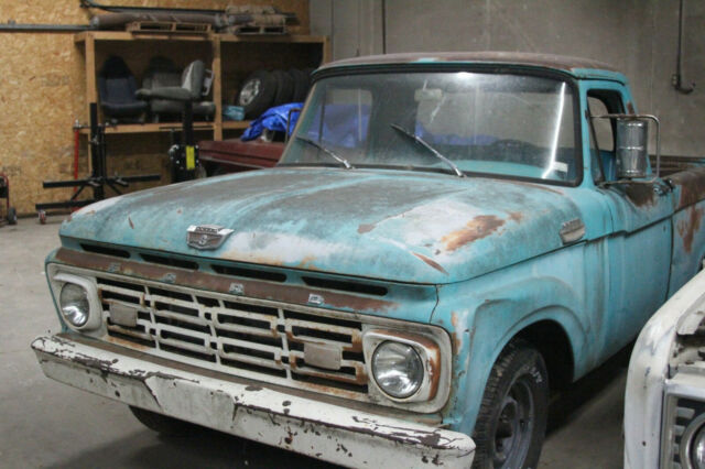 1964 Ford F100 Rat rod or Resto/Resto Mod candidate. 1964 Ford F-100