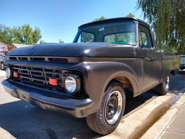 1964 Ford F100 Short Bed Half Ton Fleetside Pickup Hot Rod Rat Rod Street Rod 6 1964 Ford F-100