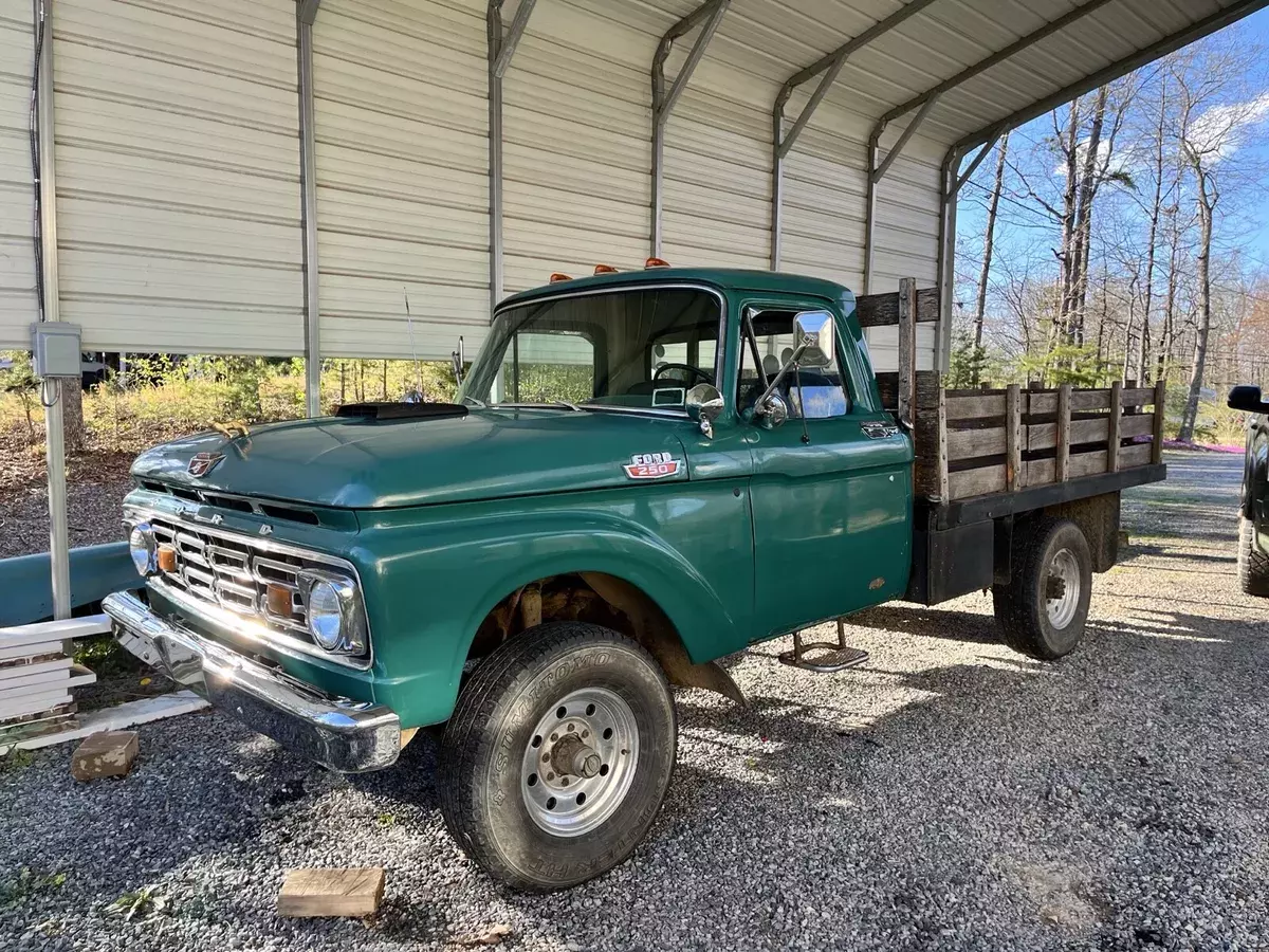 1964 Ford F250 Green 1964 Ford F250
