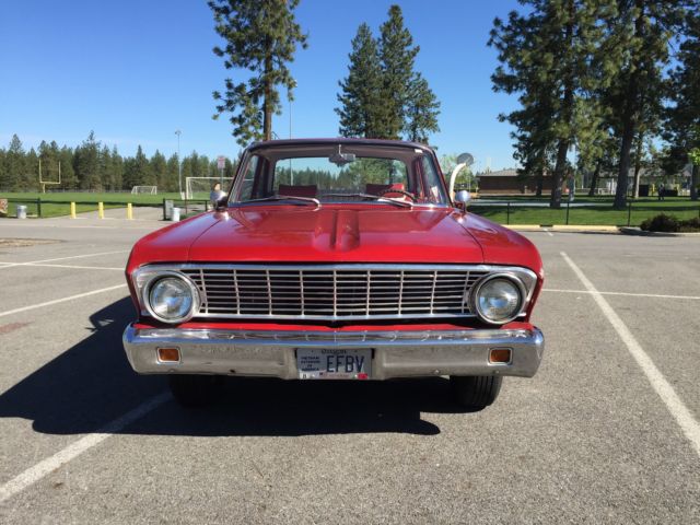 1964 Ford Falcon Coupe. Red with 200 i6 and C4 Auto trans. 1964 Ford Falcon STANDARD